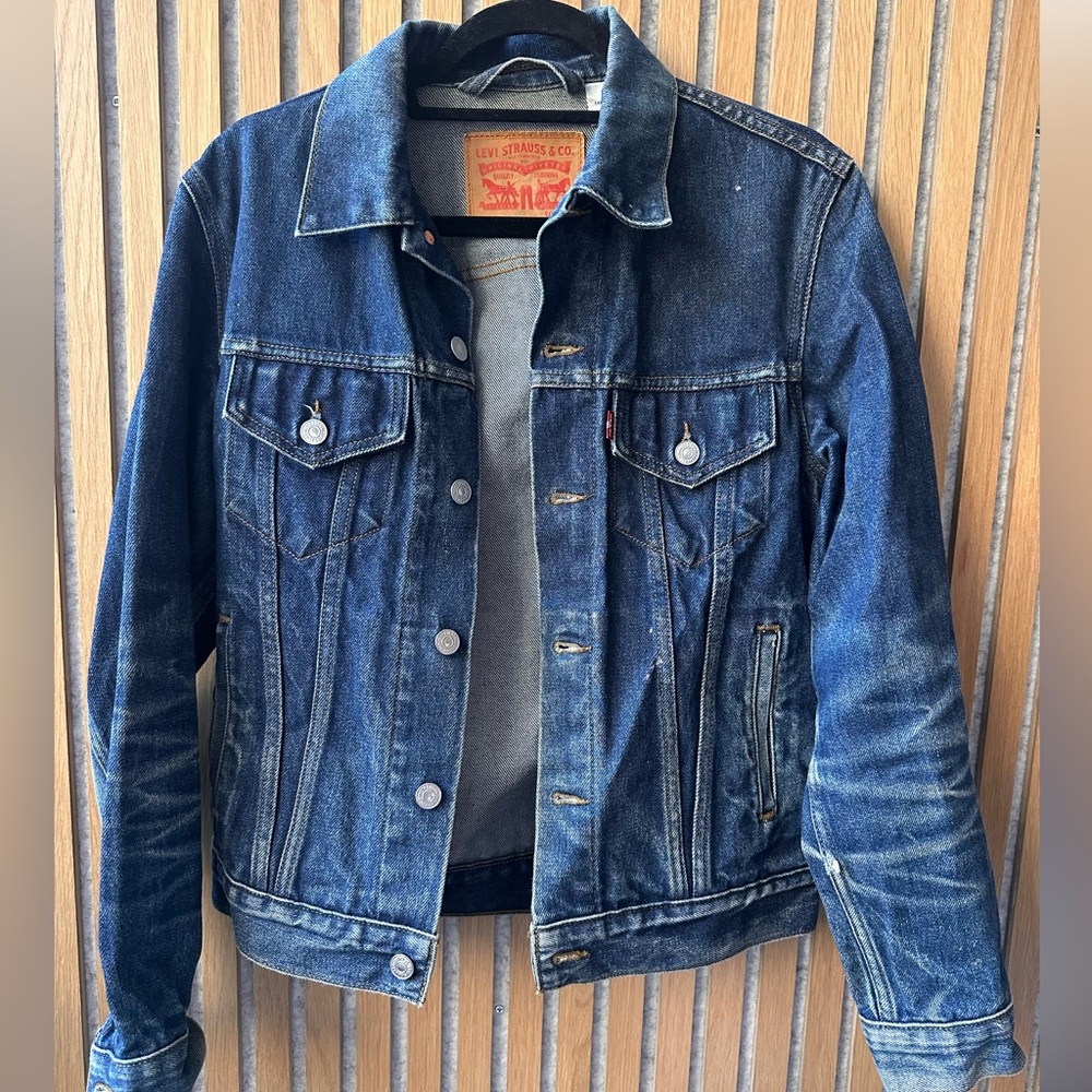 Levi's Men's Dark Blue Denim Jacket